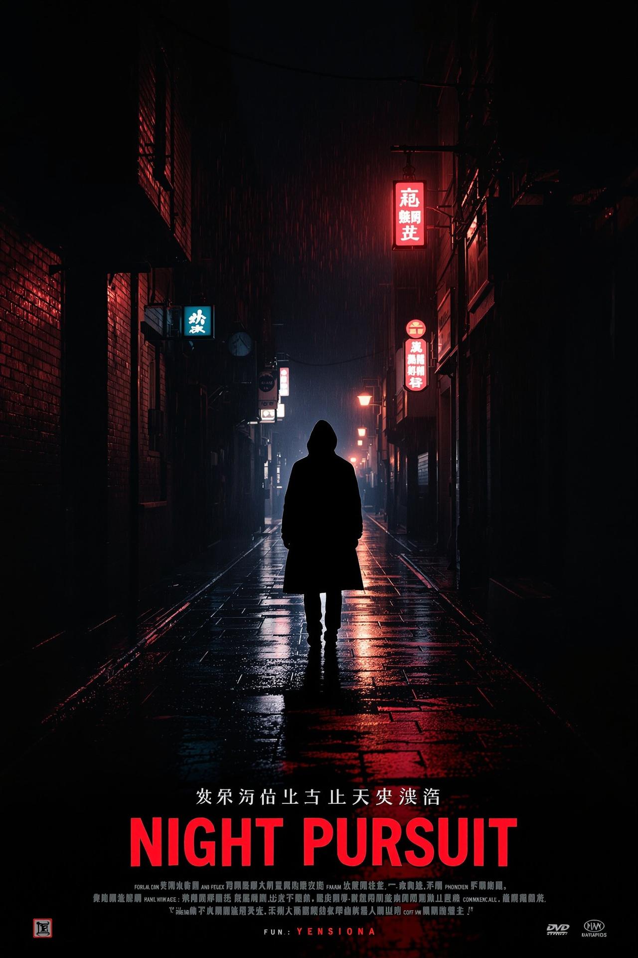 蜜蜂影院出品暗夜追凶悬疑电影海报